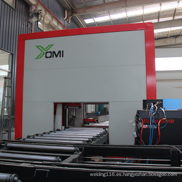 H Beam Plasma Máquina de corte CNC Machinería de procesamiento de acero estructural